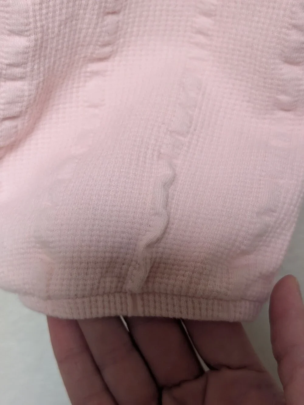 Vintage OshKosh B'Gosh baby girl 3-6 mos pink bubble romper peter pan collar